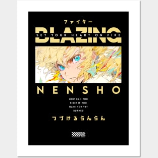 Blazing Nensho Posters and Art
